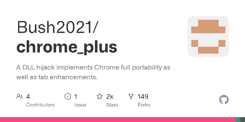 chrome_plus/README_CN.md at main · Bush2021/chrome_plus